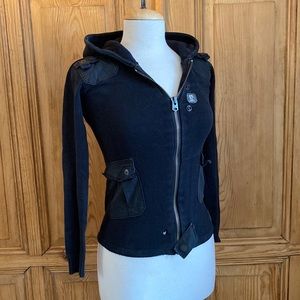 G-Star Raw woman’s Black sweater hoodie zip-up